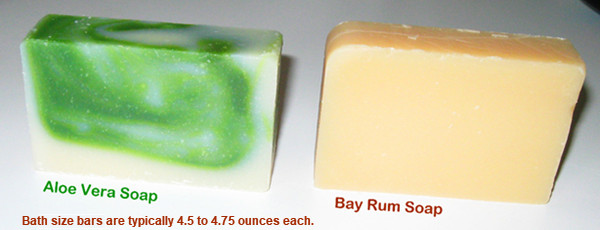Aloe Vera and Bay Rum Soaps